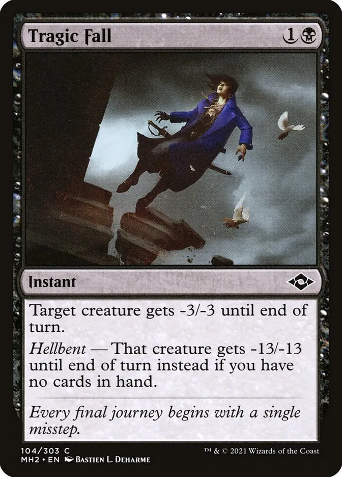 2021 Modern Horizons 2 Tragic Fall common #104 common card image