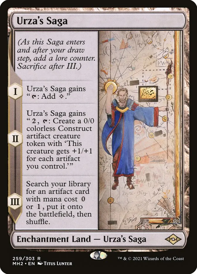 2021 Modern Horizons 2 Urza's Saga rare #259 rare card image
