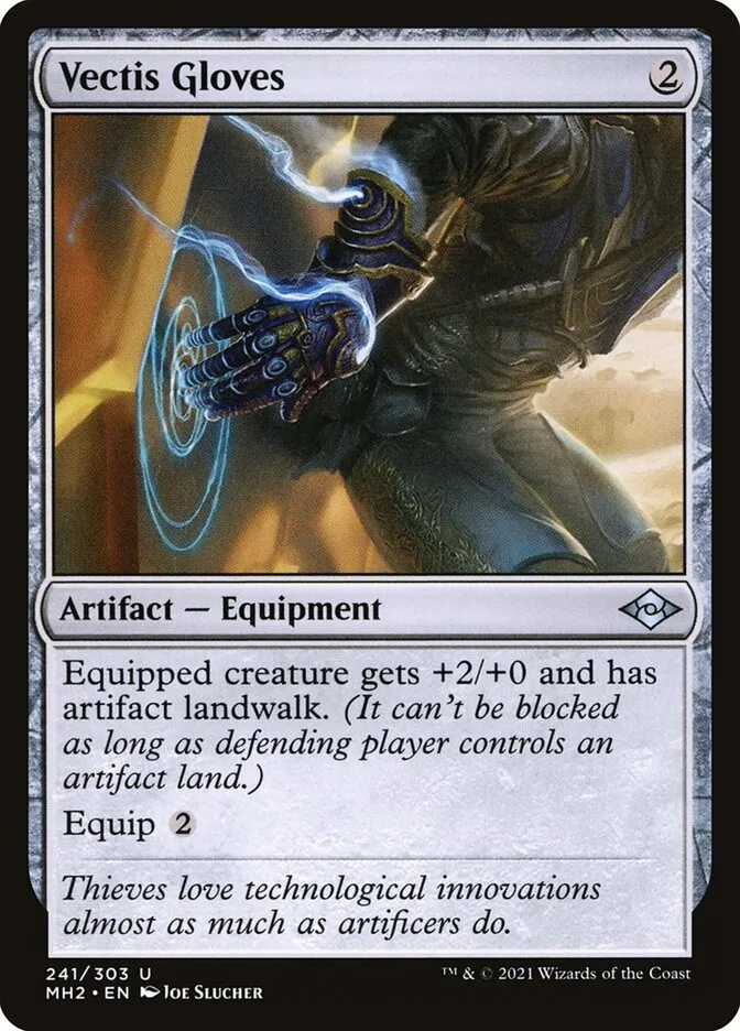 2021 Modern Horizons 2 Vectis Gloves #241 uncommon card image