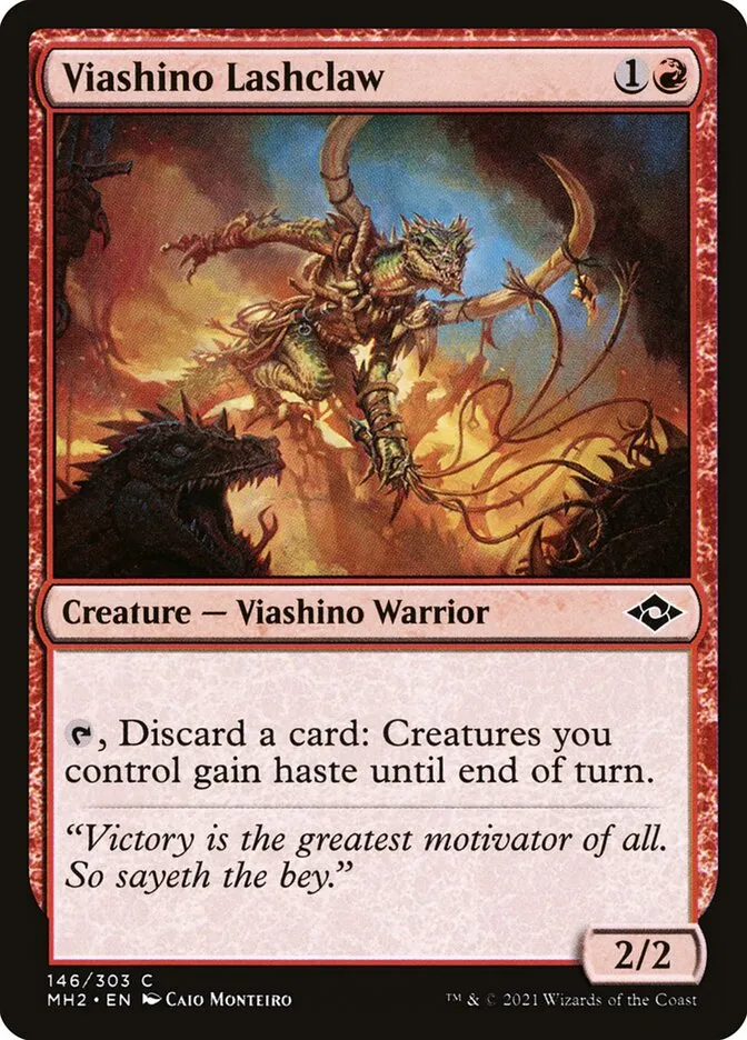 2021 Modern Horizons 2 Viashino Lashclaw #146 common card image