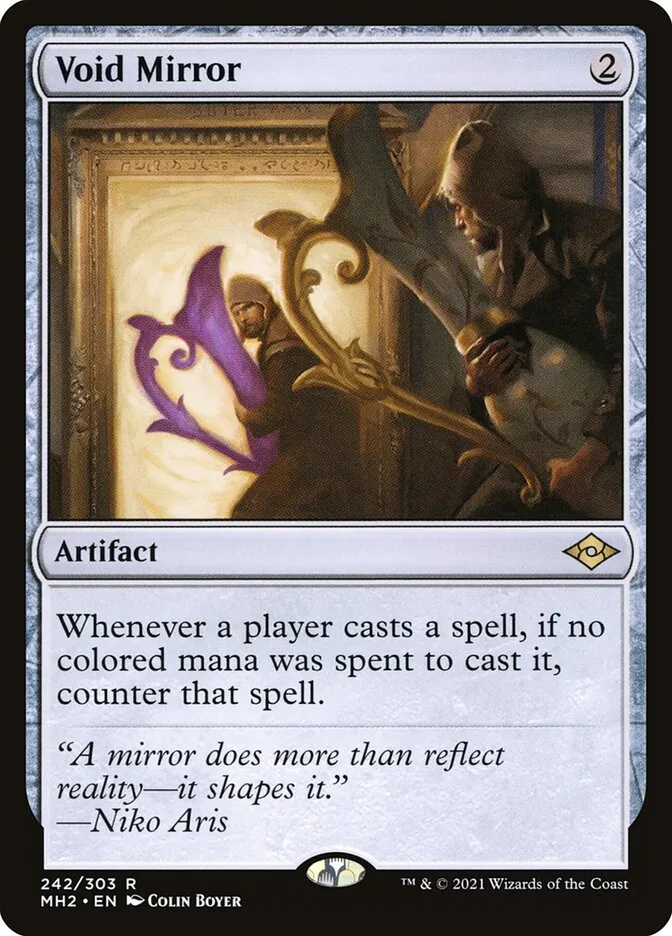 2021 Modern Horizons 2 Void Mirror rare #242 rare card image