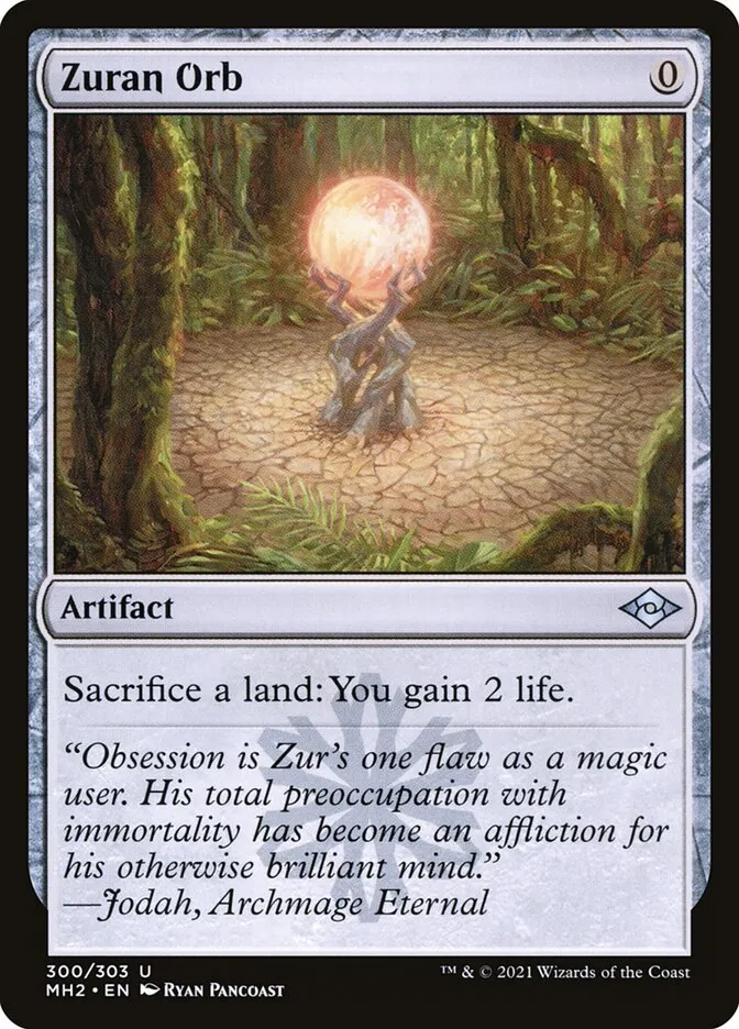 2021 Modern Horizons 2 Zuran Orb #300 uncommon card image