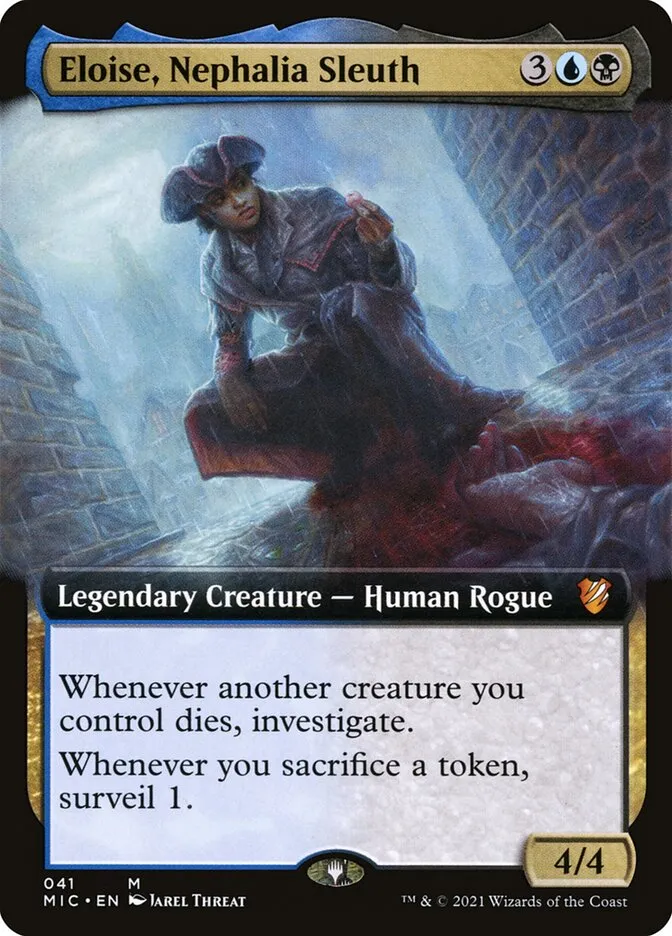 2021 Midnight Hunt Commander Eloise, Nephalia Sleuth mythic #41 mythic card image