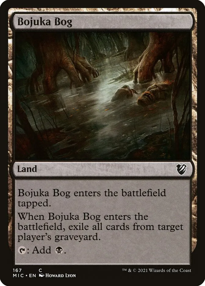 2021 Midnight Hunt Commander Bojuka Bog common #167 common card image