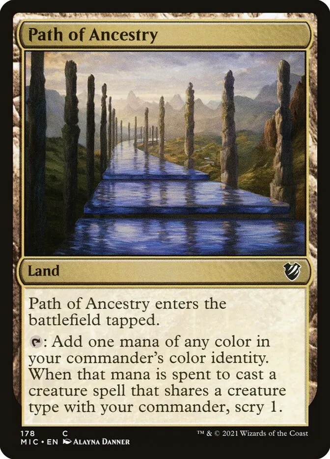 2021 Midnight Hunt Commander Path of Ancestry common #178 common card image