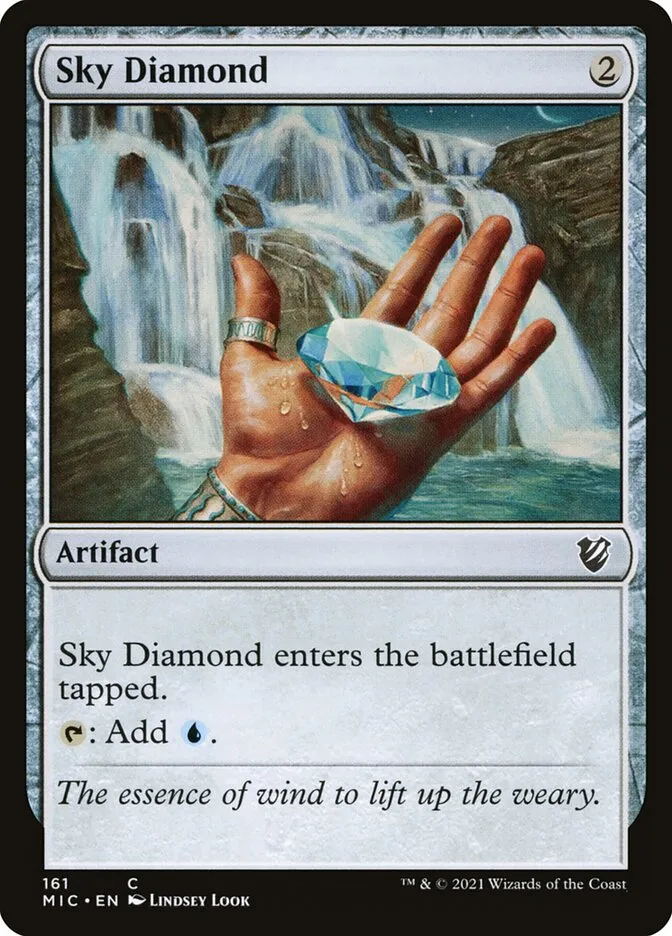 2021 Midnight Hunt Commander Sky Diamond common #161 common card image