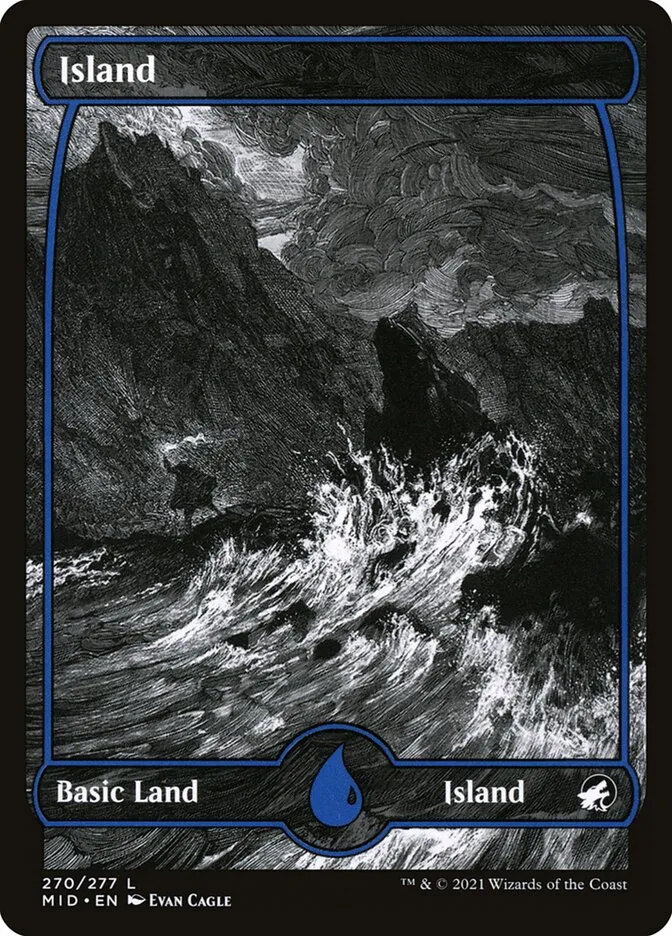 2021 Innistrad: Midnight Hunt Island #270 common card image