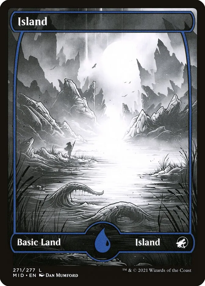 2021 Innistrad: Midnight Hunt Island #271 common card image