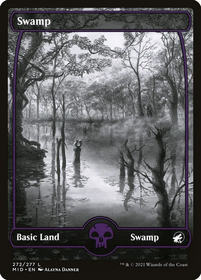 2021 Innistrad: Midnight Hunt Swamp #272 common card image