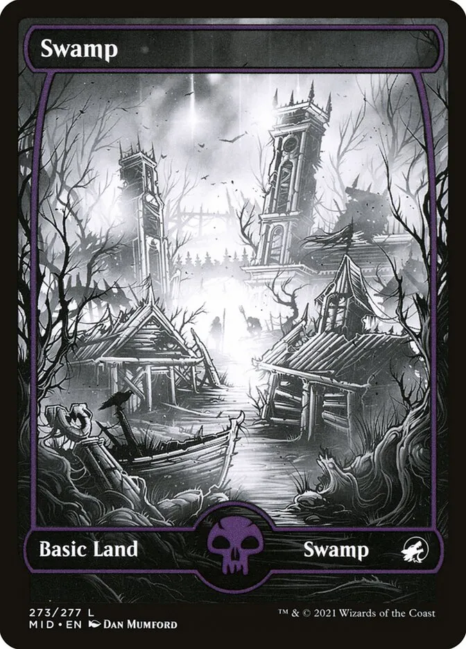 2021 Innistrad: Midnight Hunt Swamp #273 common card image