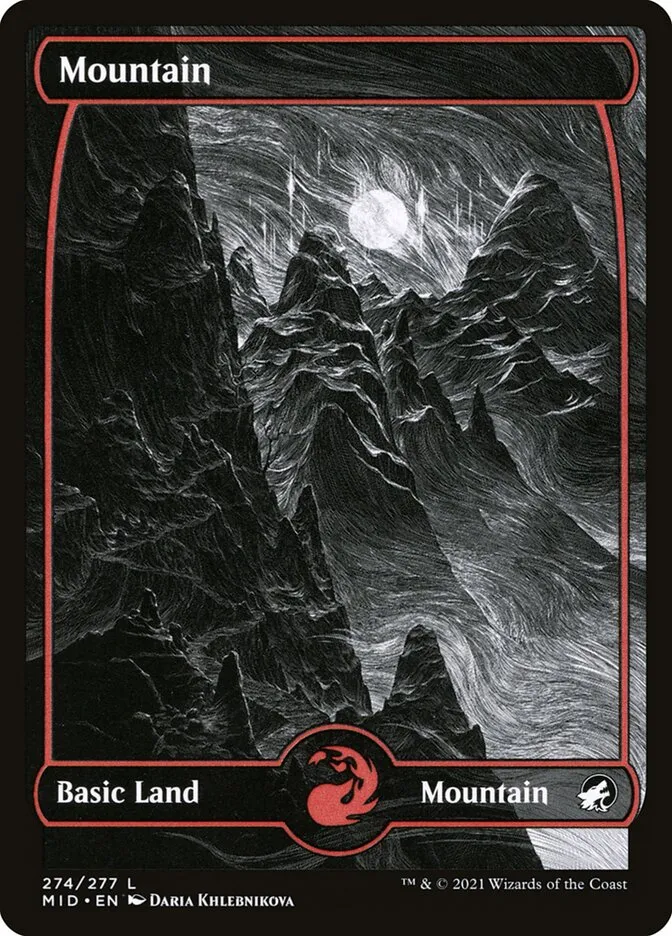 2021 Innistrad: Midnight Hunt Mountain #274 common card image