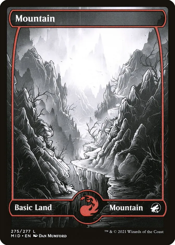 2021 Innistrad: Midnight Hunt Mountain #275 common card image