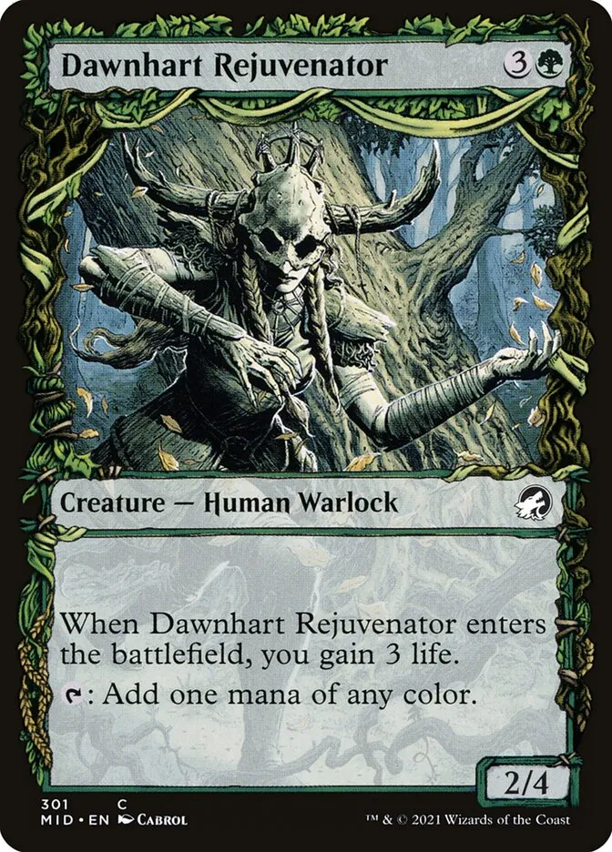 2021 Innistrad: Midnight Hunt Dawnhart Rejuvenator #301 common card image