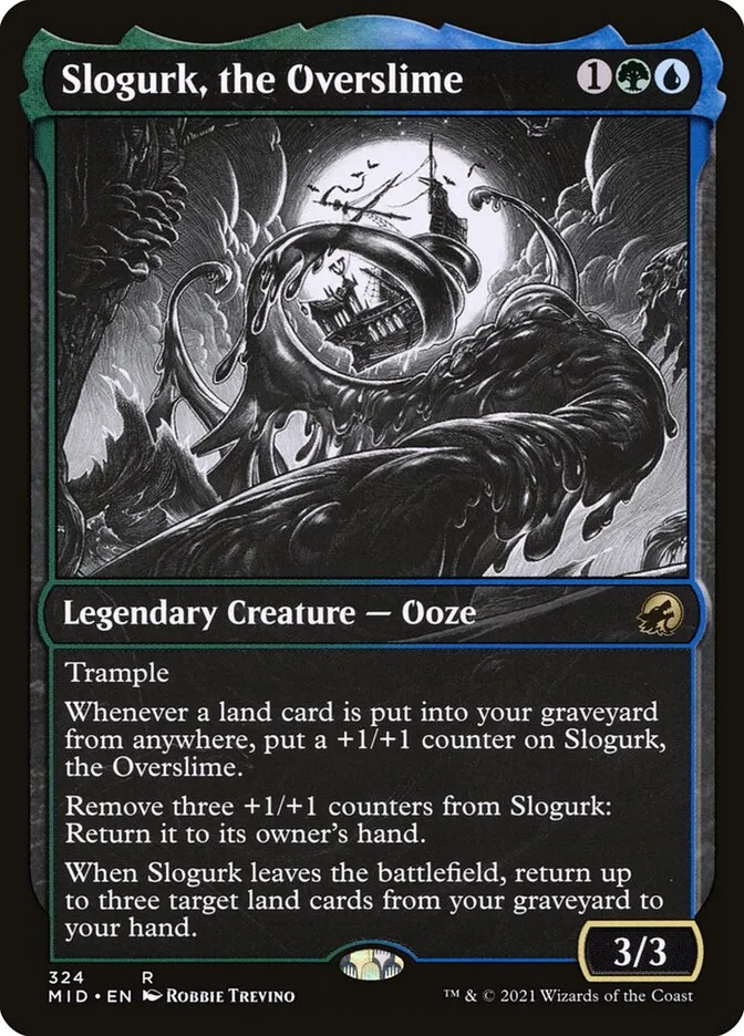 2021 Innistrad: Midnight Hunt Slogurk, the Overslime #324 rare card image