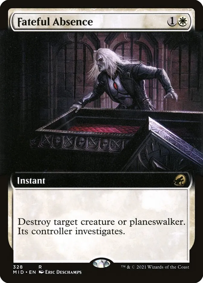 2021 Innistrad: Midnight Hunt Fateful Absence #328 rare card image