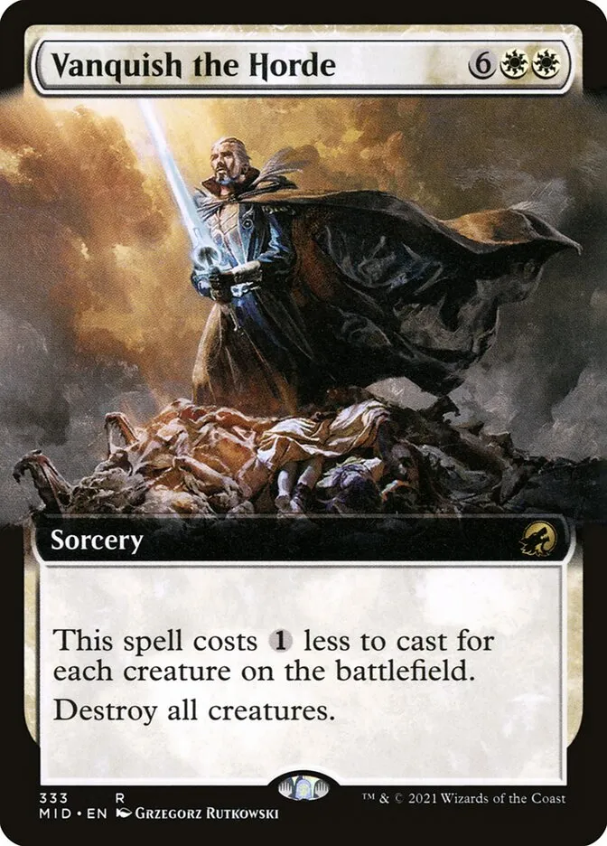2021 Innistrad: Midnight Hunt Vanquish the Horde #333 rare card image