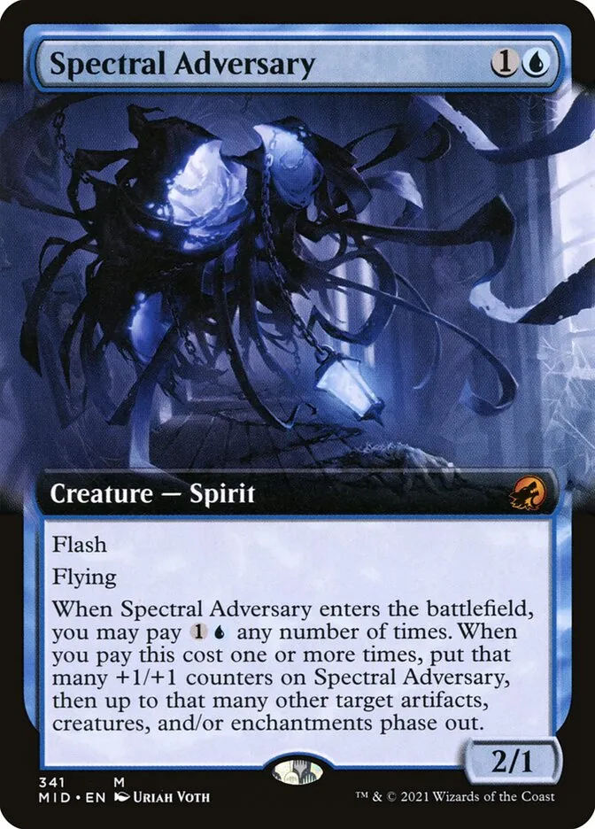 2021 Innistrad: Midnight Hunt Spectral Adversary mythic #341 mythic card image