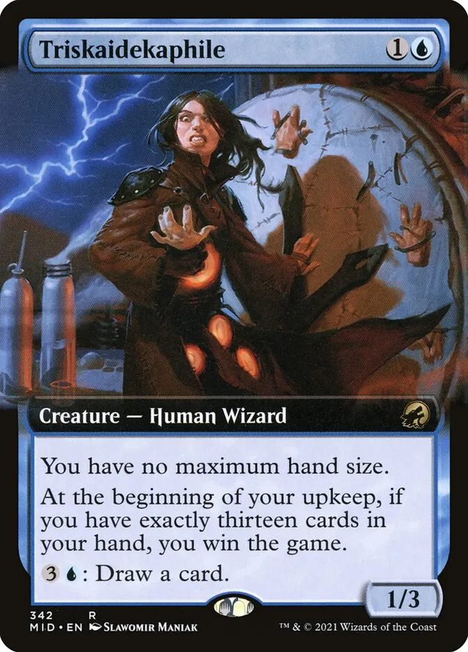2021 Innistrad: Midnight Hunt Triskaidekaphile #342 rare card image