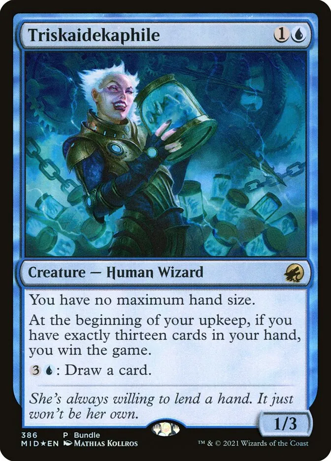 2021 Innistrad: Midnight Hunt Triskaidekaphile rare #386 rare card image