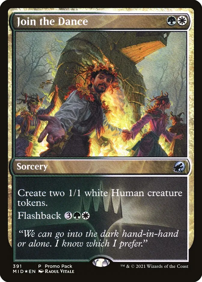 2021 Innistrad: Midnight Hunt Join the Dance uncommon #391 uncommon card image