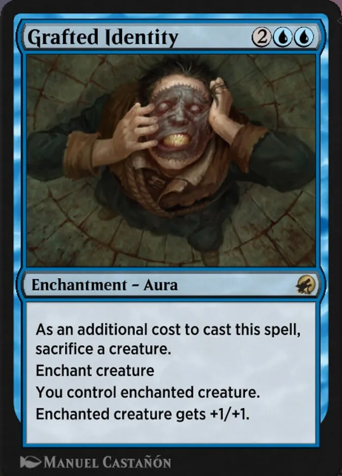 2021 Innistrad: Midnight Hunt Grafted Identity #57† rare card image