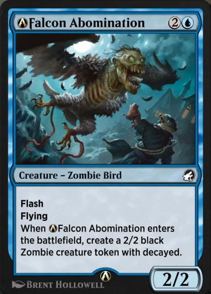 2021 Innistrad: Midnight Hunt A-Falcon Abomination common #A-52 common card image
