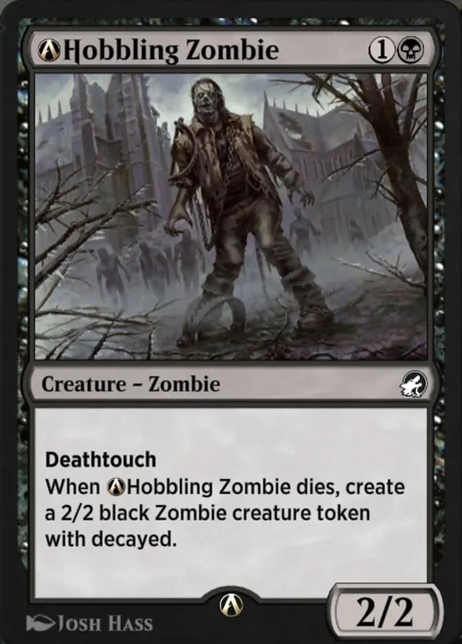 2021 Innistrad: Midnight Hunt A-Hobbling Zombie common #A-106 common card image