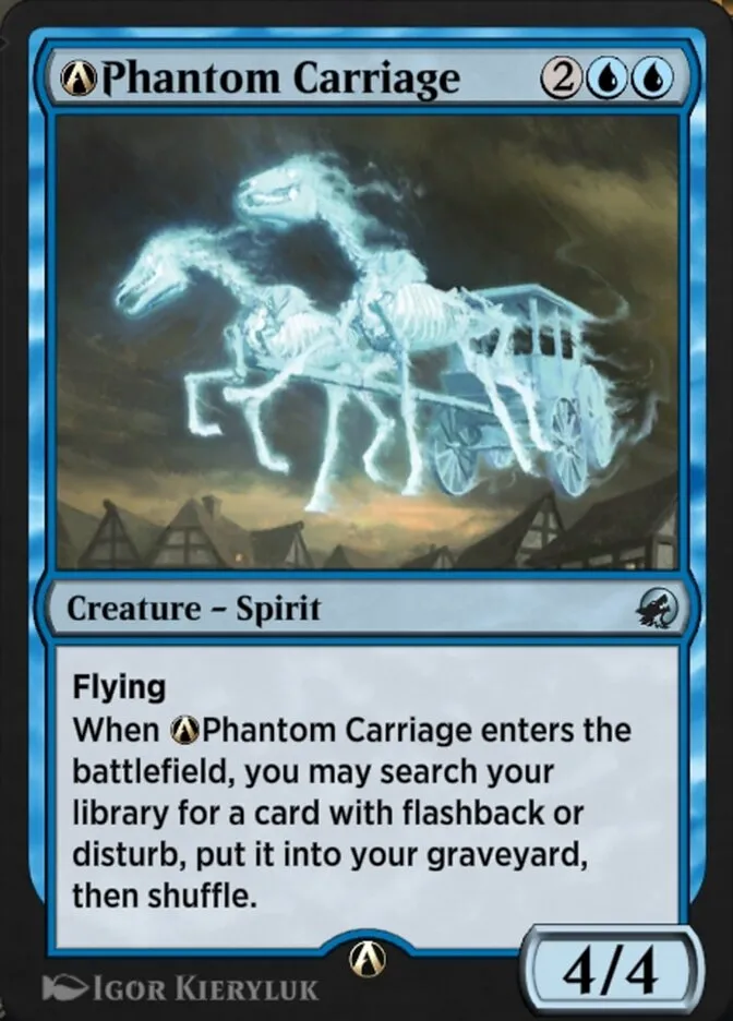 2021 Innistrad: Midnight Hunt A-Phantom Carriage uncommon #A-70 uncommon card image