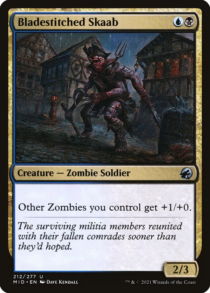 2021 Innistrad: Midnight Hunt Bladestitched Skaab #212 uncommon card image