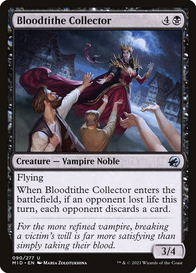 2021 Innistrad: Midnight Hunt Bloodtithe Collector uncommon #90 uncommon card image
