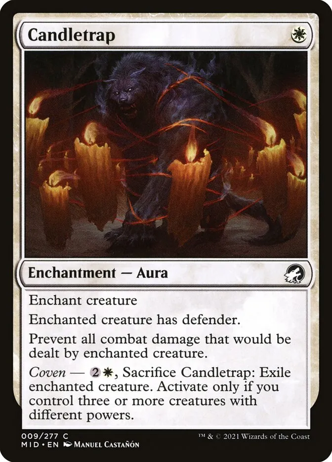 2021 Innistrad: Midnight Hunt Candletrap common #9 common card image
