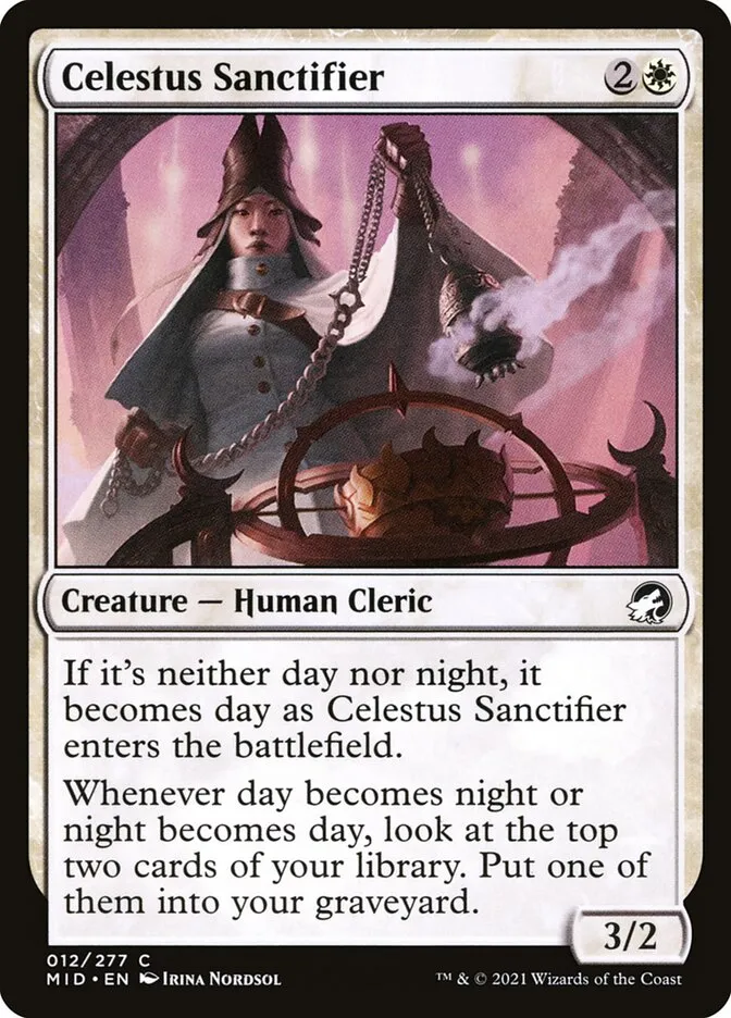 2021 Innistrad: Midnight Hunt Celestus Sanctifier common #12 common card image