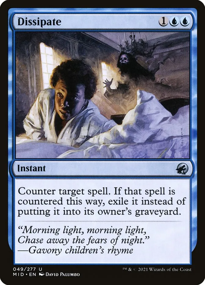 2021 Innistrad: Midnight Hunt Dissipate uncommon #49 uncommon card image