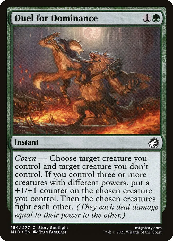2021 Innistrad: Midnight Hunt Duel for Dominance #184 common card image
