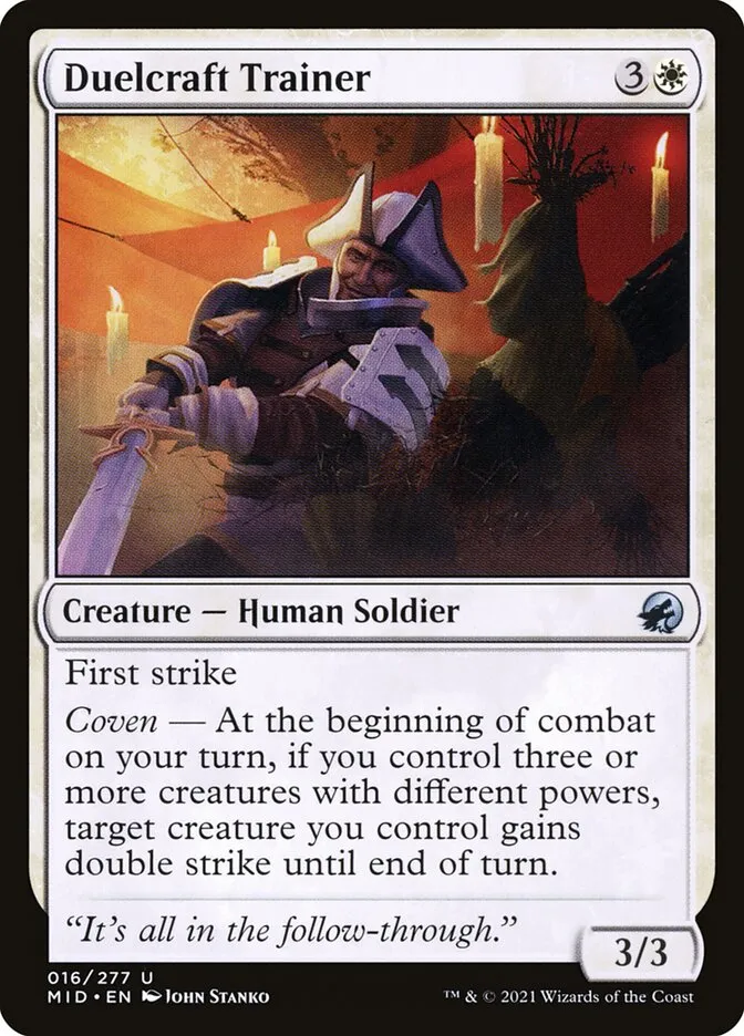 2021 Innistrad: Midnight Hunt Duelcraft Trainer uncommon #16 uncommon card image