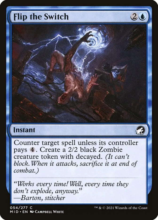 2021 Innistrad: Midnight Hunt Flip the Switch common #54 common card image