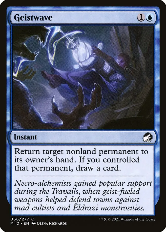 2021 Innistrad: Midnight Hunt Geistwave common #56 common card image