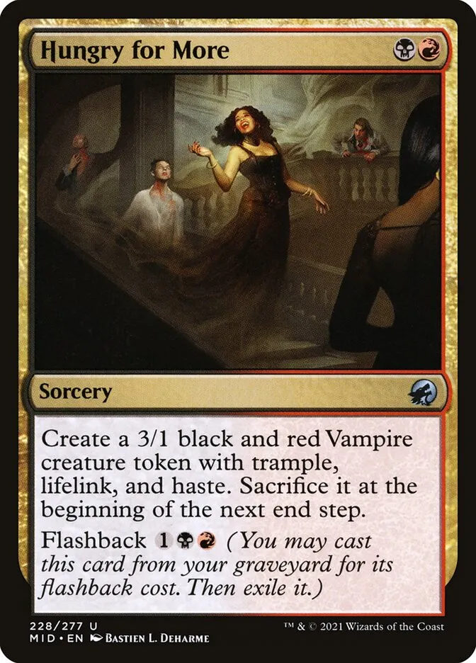 2021 Innistrad: Midnight Hunt Hungry for More #228 uncommon card image