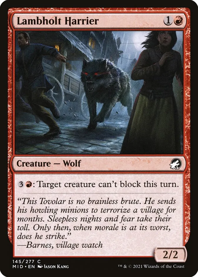 2021 Innistrad: Midnight Hunt Lambholt Harrier #145 common card image