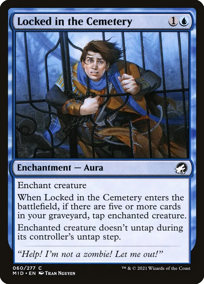 2021 Innistrad: Midnight Hunt Locked in the Cemetery common #60 common card image