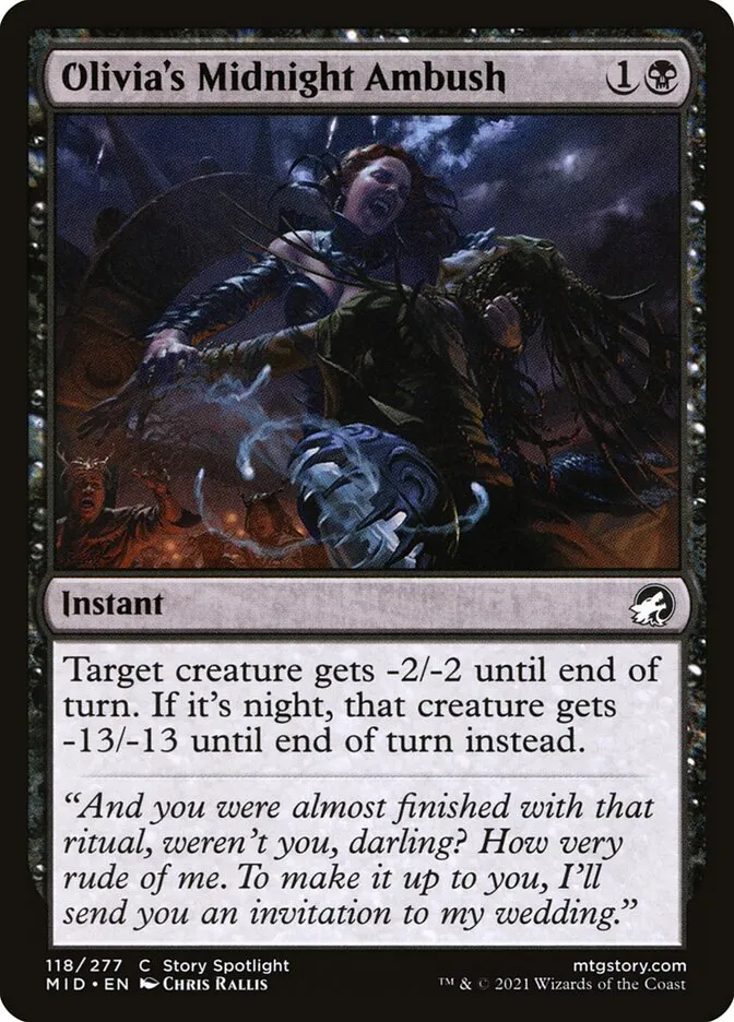 2021 Innistrad: Midnight Hunt Olivia's Midnight Ambush #118 common card image