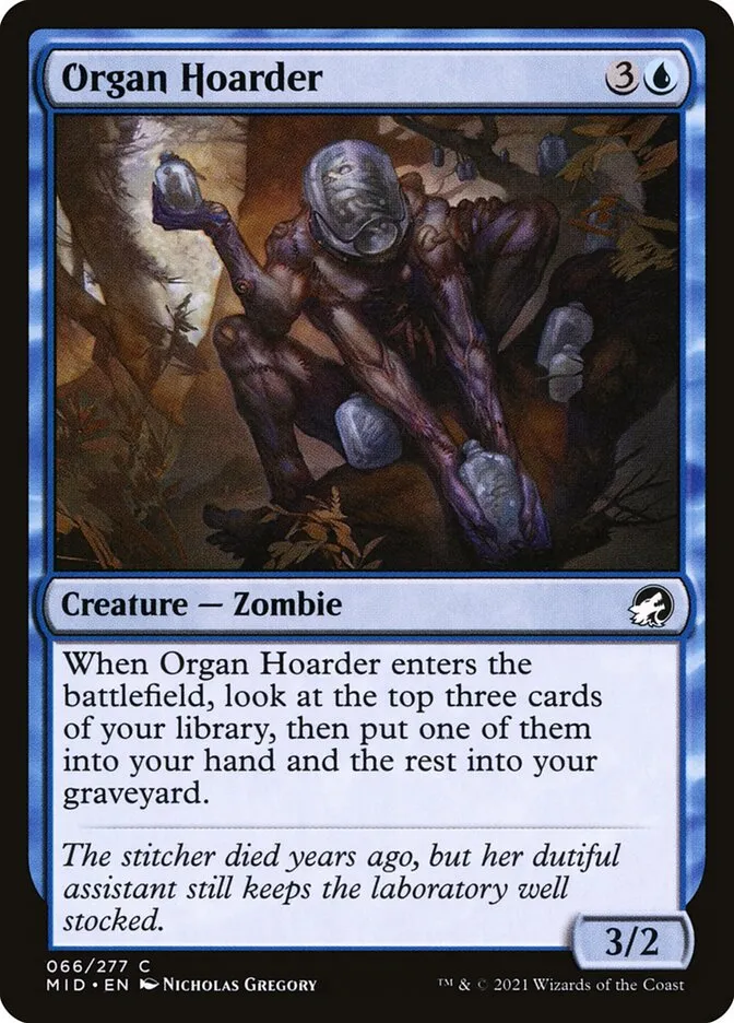 2021 Innistrad: Midnight Hunt Organ Hoarder common #66 common card image