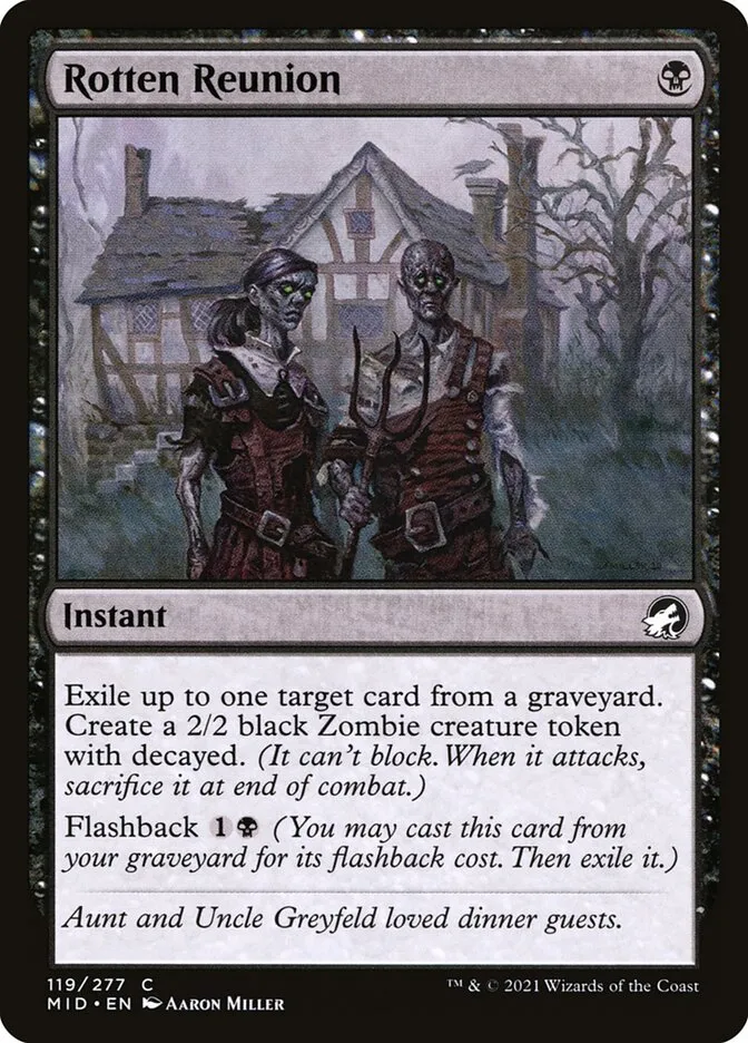 2021 Innistrad: Midnight Hunt Rotten Reunion #119 common card image