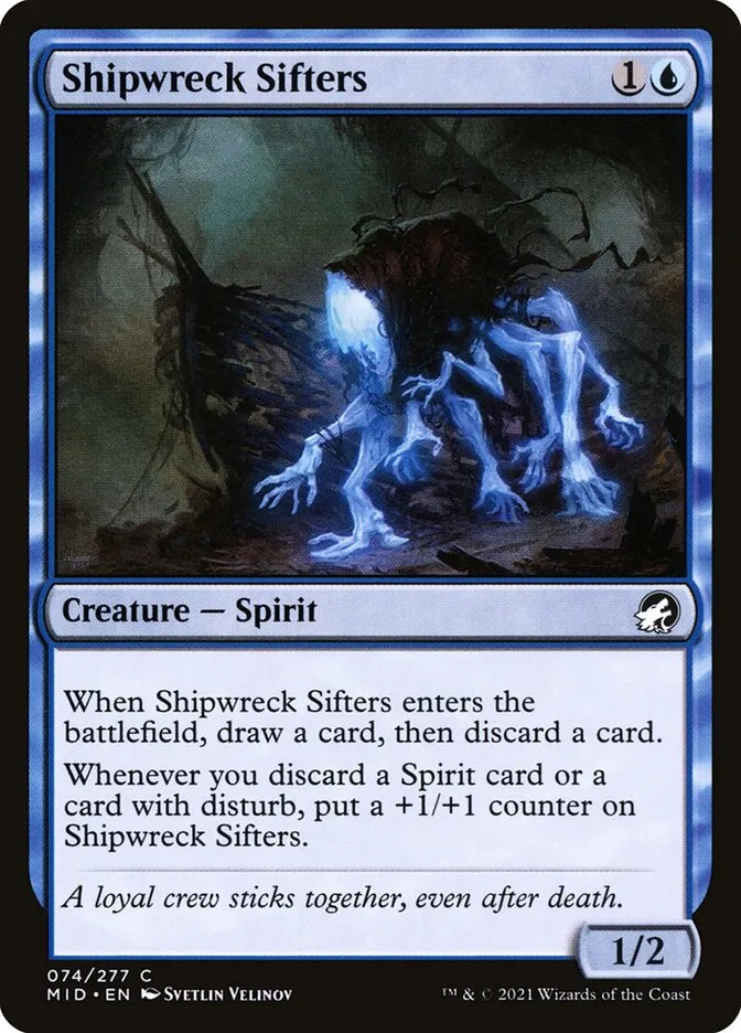 2021 Innistrad: Midnight Hunt Shipwreck Sifters common #74 common card image