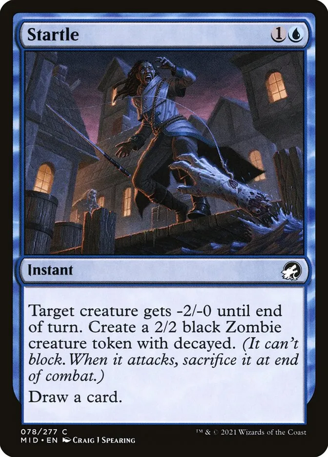 2021 Innistrad: Midnight Hunt Startle common #78 common card image