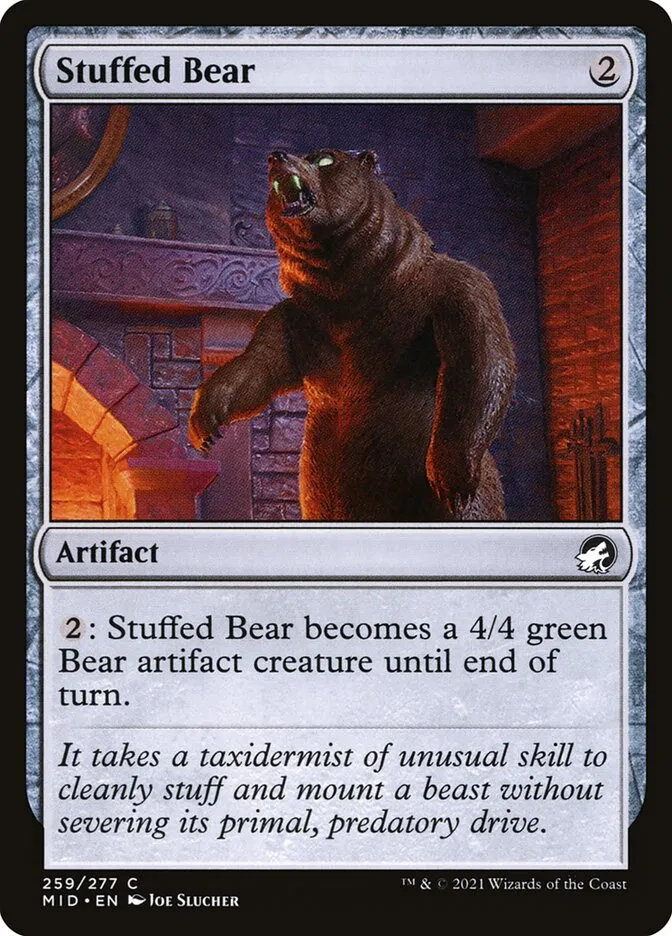 2021 Innistrad: Midnight Hunt Stuffed Bear #259 common card image