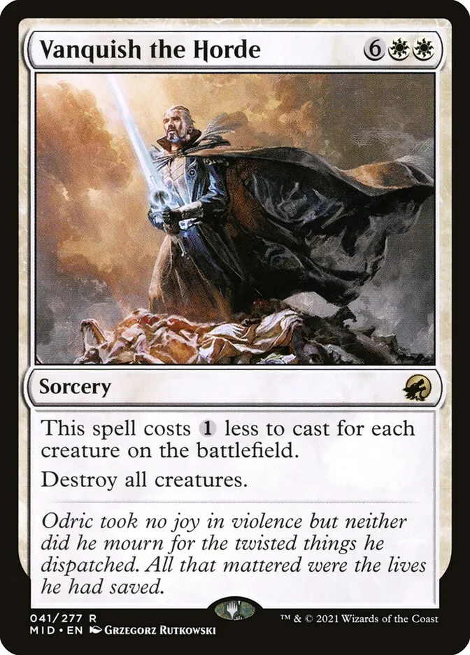 2021 Innistrad: Midnight Hunt Vanquish the Horde rare #41 rare card image
