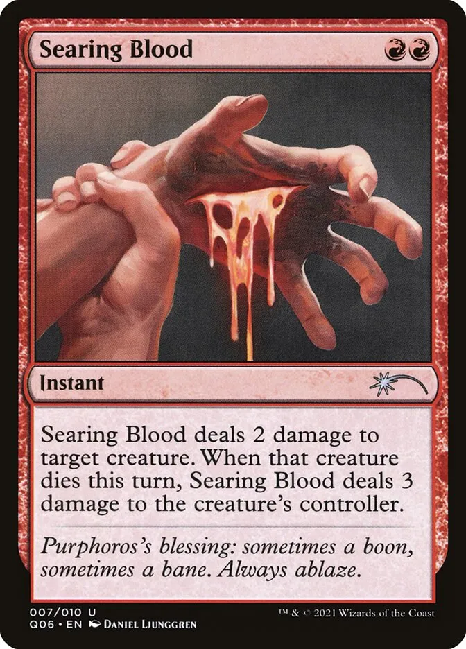2021 Pioneer Challenger Decks 2021 Searing Blood uncommon #7 uncommon card image