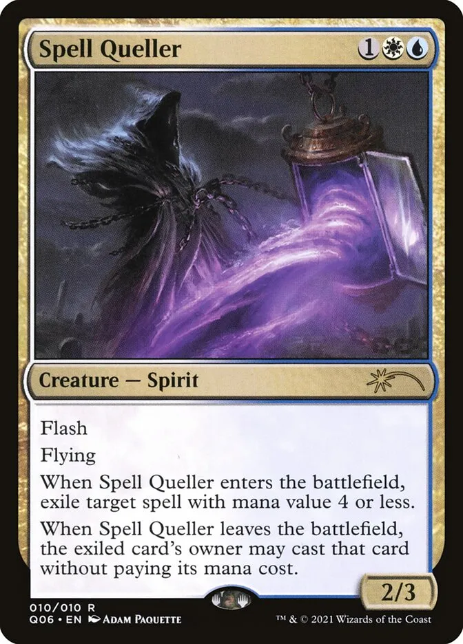 2021 Pioneer Challenger Decks 2021 Spell Queller rare #10 rare card image