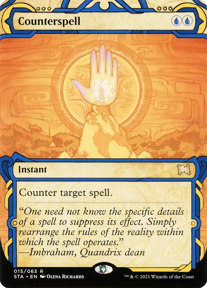 2021 Strixhaven Mystical Archive Counterspell rare #15 rare card image